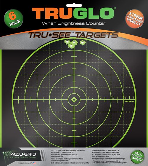 TRUGLO TRU-SEE 100-Yard Reactive Splatter Target, 6-Pack view 3