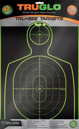TRUGLO TRU-SEE Reactive Splatter Handgun Target, 12-Pack, Green view 3