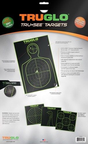 TRUGLO TRU-SEE Reactive Splatter Handgun Target, 12-Pack, Green view 4
