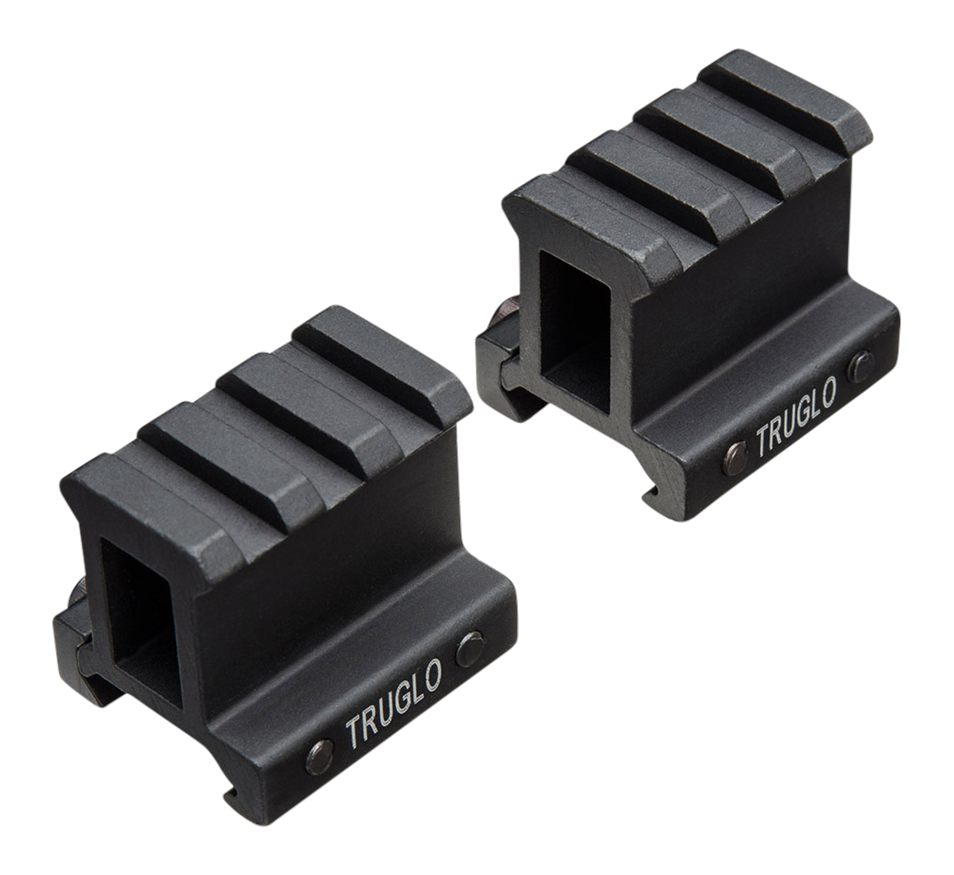 Truglo TG8992B Picatinny Riser Mount Matte Black Anodized