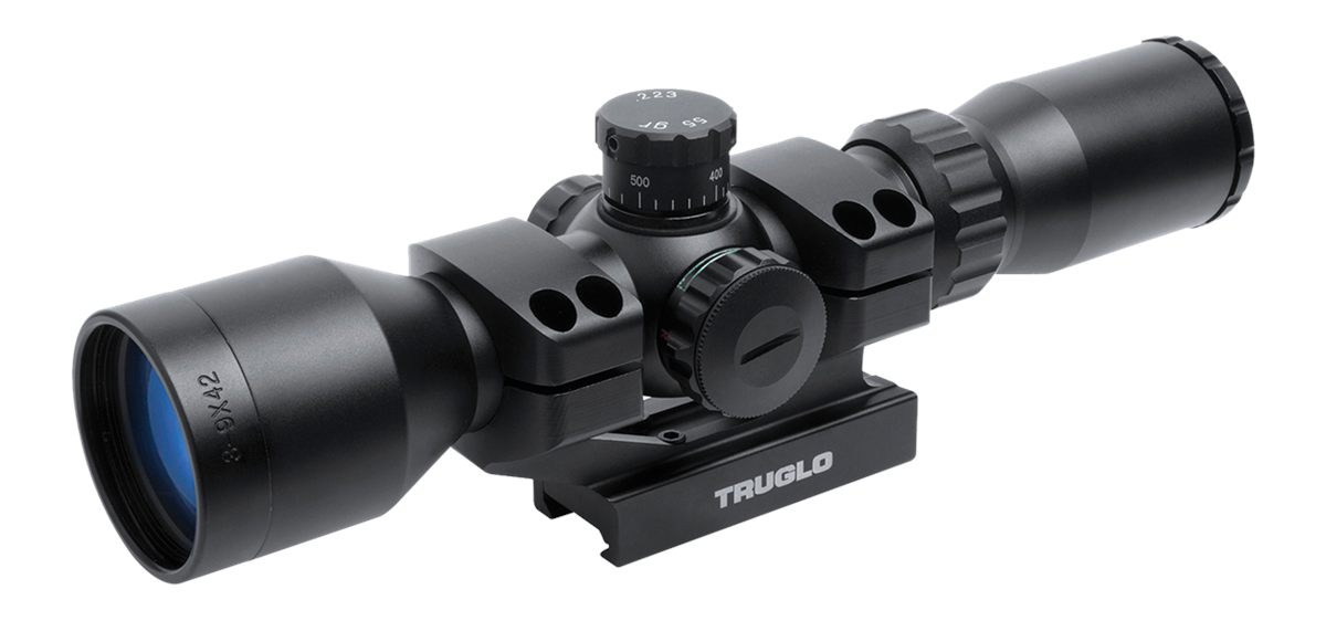 Truglo TG8539TL Tru-Brite 30 3-9x 42mm Obj 28.8-12.1 ft 100 yds FOV 1in T