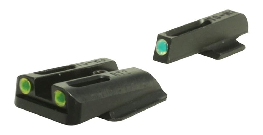 Truglo Brite-Site TFO Green, Rear Yellow Ruger LC Handgun Sights (TG131RT2Y view 2