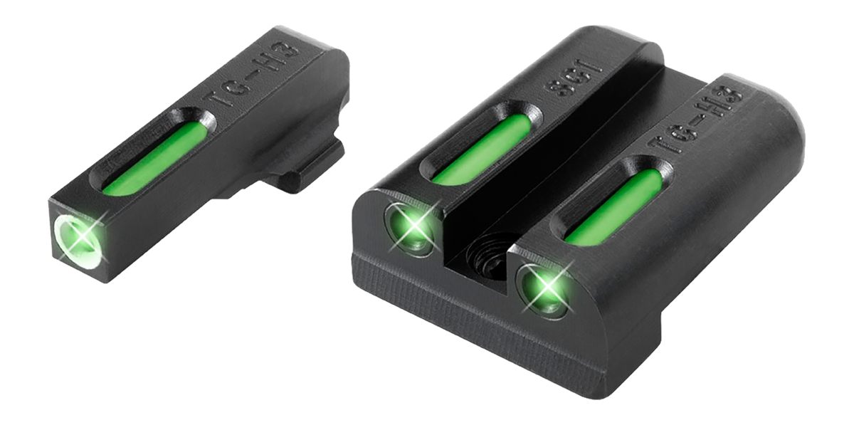 Truglo TFX Handgun Sight | Durable Shock-Resistant Compact Brightly Glowing view 2