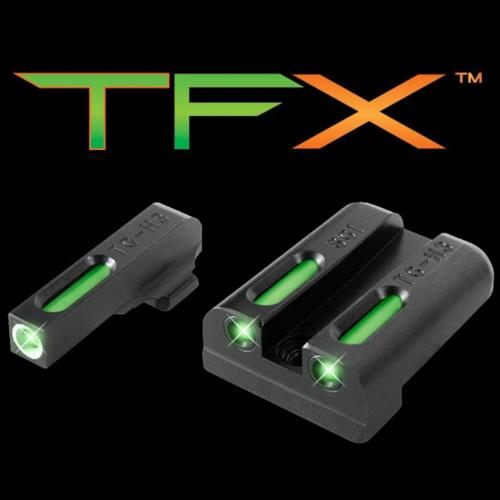 Truglo TFX Handgun Sight | Durable Shock-Resistant Compact Brightly Glowing view 3