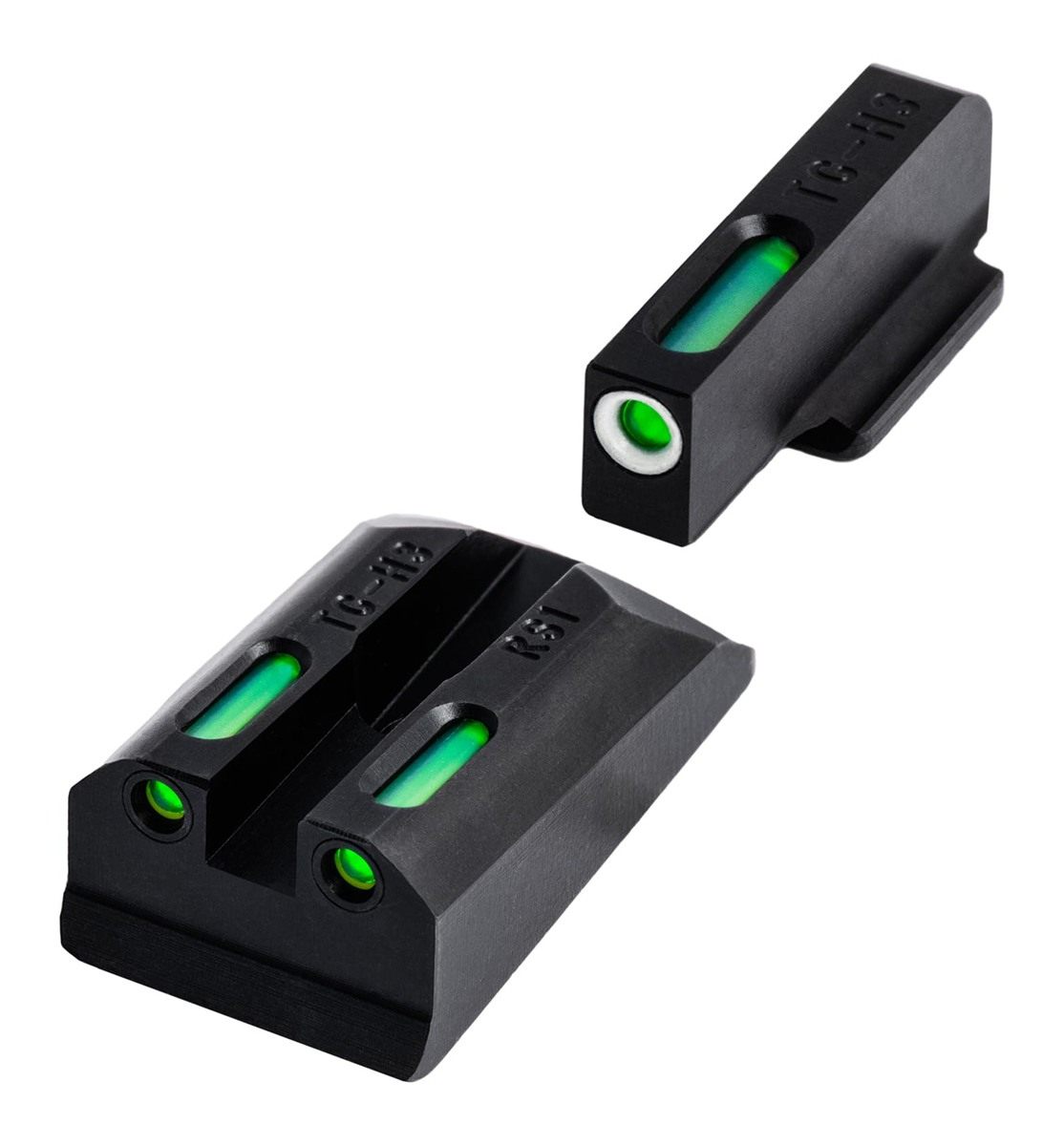 Truglo TFX Handgun Sight | Durable Shock-Resistant Compact Brightly Glowing