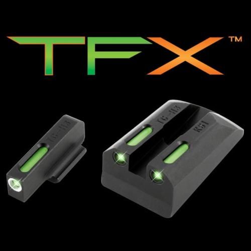 Truglo TFX Handgun Sight | Durable Shock-Resistant Compact Brightly Glowing view 2