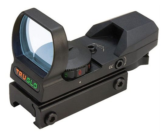 Truglo TG-8360B Open Dot Sight Black Anodized 1x 34mm 5 MOA Dual Illuminate view 2