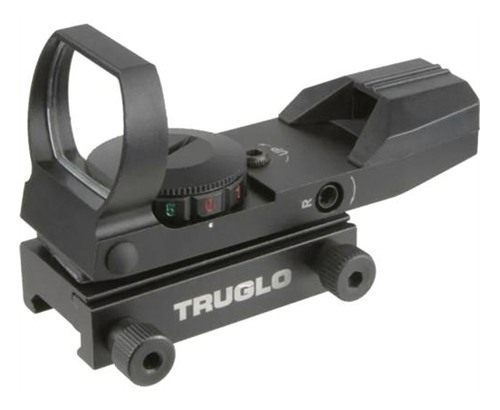 Truglo TG-8360B Open Dot Sight Black Anodized 1x 34mm 5 MOA Dual Illuminate view 3