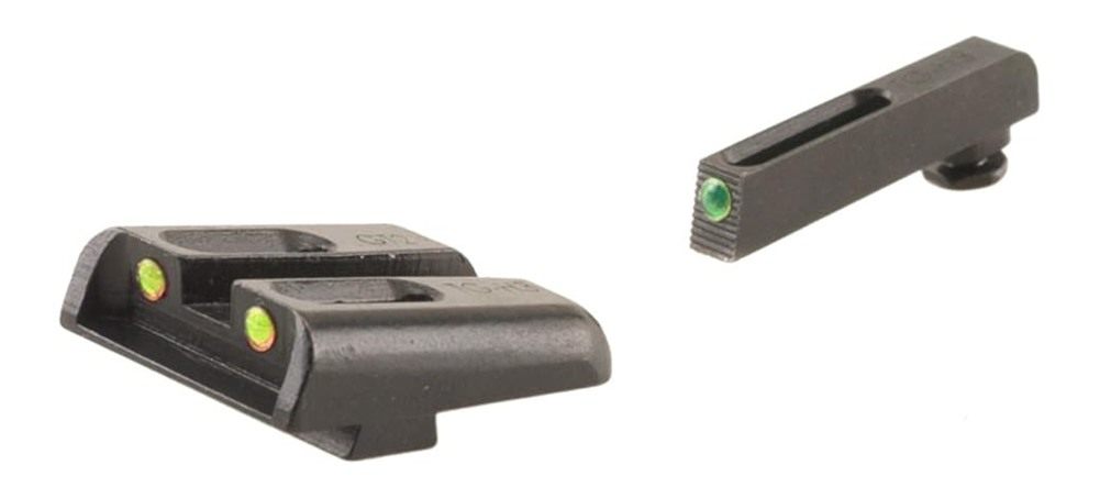 Truglo Brite-Site TFO Green, Rear Yellow Glock 20-37 Handgun Sights (TG131G view 2