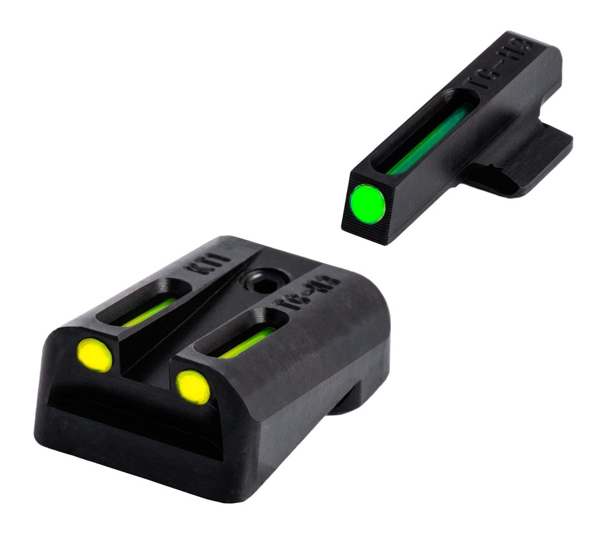 TRUGLO TG131KTY TFO Brite-Site Series, Kimber, Yellow Rear Sight, One Size