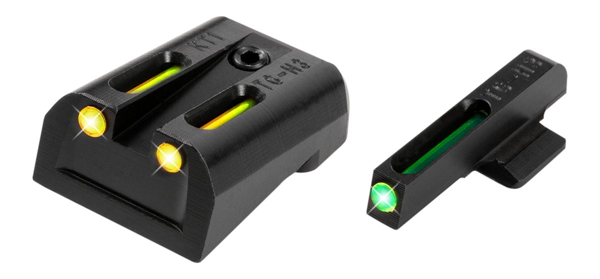 TRUGLO TG131KTY TFO Brite-Site Series, Kimber, Yellow Rear Sight, One Size view 2