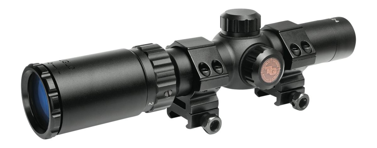 TRUGLO SCP TRKY 1-4X24 30MM CIR Rings (TG8514BC)