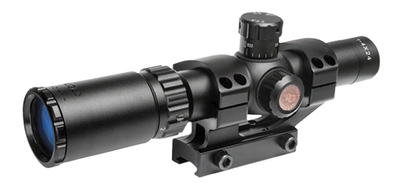Truglo TG8514BT Tru-Brite 30 1-4x 24mm Obj Wide FOV 30mm Tube Black Finish