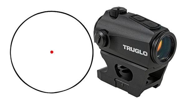 Truglo Ignite Mini Compact Aluminum 22mm Red Dot 2 MOA Sight with Adjustabl view 2