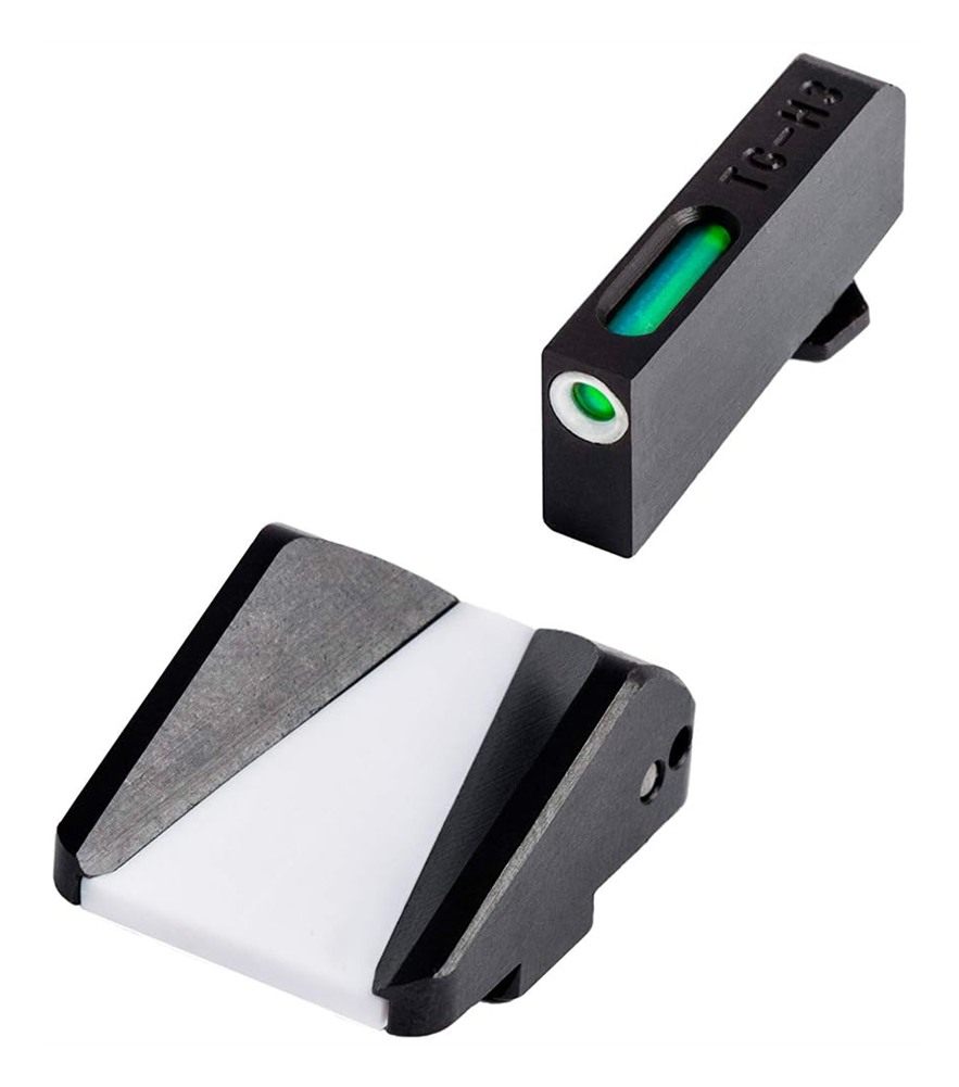 Truglo TFX Tritium Fiber-Optic Xtreme Front F.A.S.T. Rear Handgun Sight Set