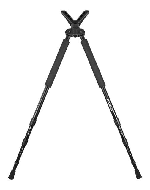 Truglo TG8920XB Solid-Shot Bipod 21-40in Collapsible Black Aluminum, Rubber view 2
