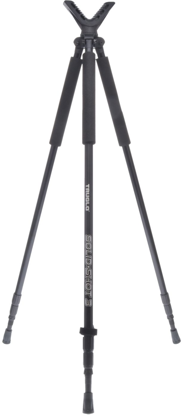 Truglo TG8925XB Solid-Shot 22-68in Tripod Black Aluminum