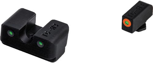 Truglo Tritium Compact Pro Glow in the Dark Orange Glock Pistol Sight with view 4
