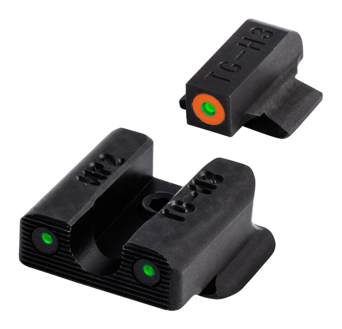 Truglo Handgun Sights, Trit PRO S W Bodygrd Set ORN (TG231MP2C)