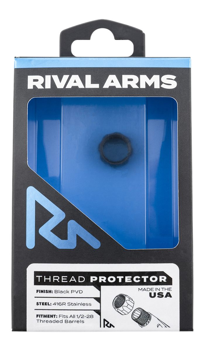 Rival Arms RARA300001A Thread Protector 9mm Luger Black PVD 416R Stainless