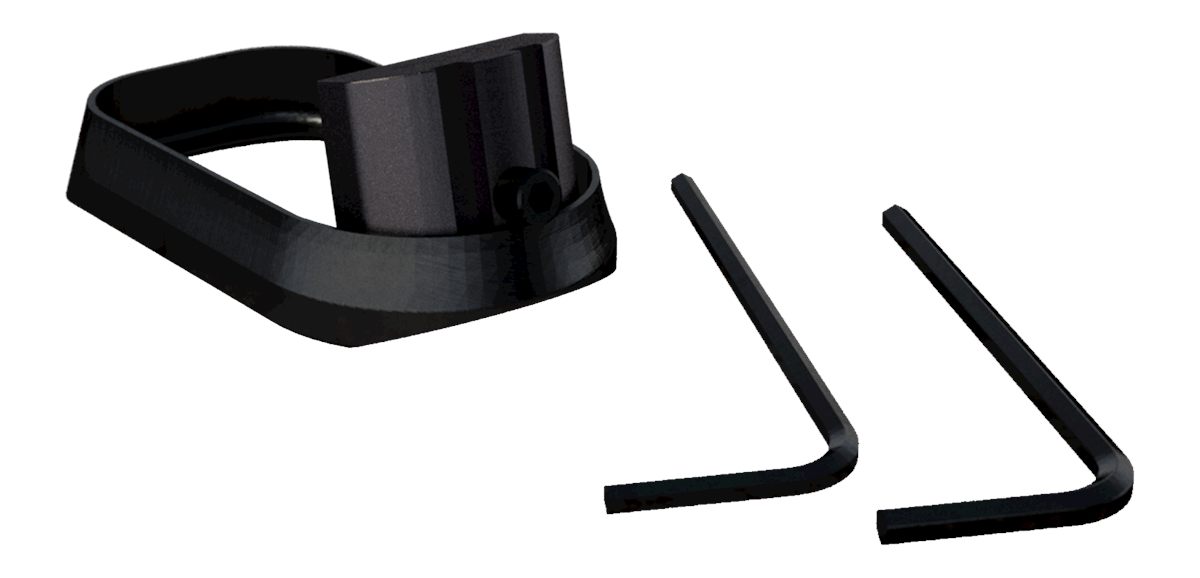 Rival Arms RA70G211A Two Piece Magwell made of Aluminum with Anodized Black