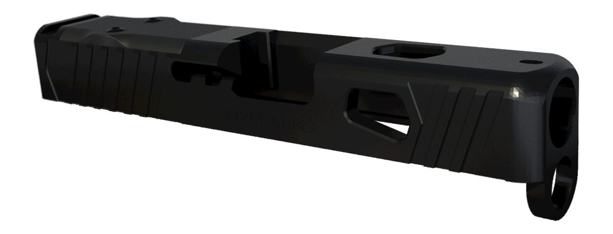 Rival Arms RA10G604A Precision Slide A1 fits Glock 26 Gen3-4 Docter Cut Bla