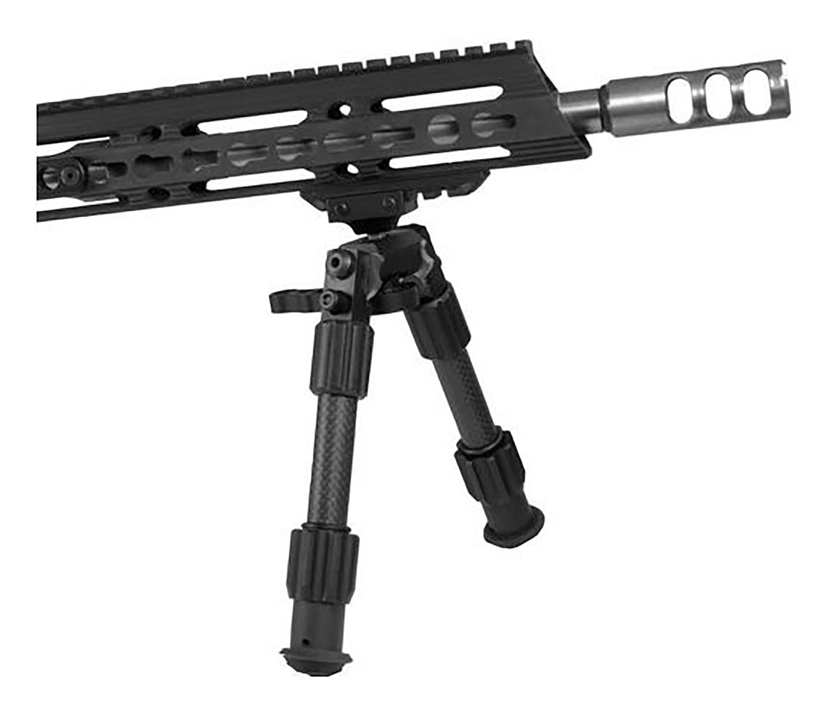 Truglo Tac Pod Carbon Pro Adjustable Lightweight Durable Portable Rifle Bip