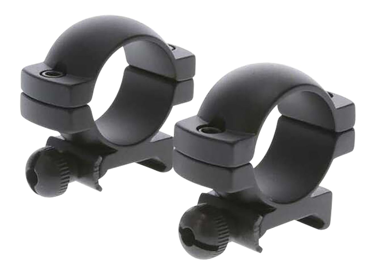 Truglo TGTG8960B1 Lightweight Scope Rings Matte Black 1in Medium