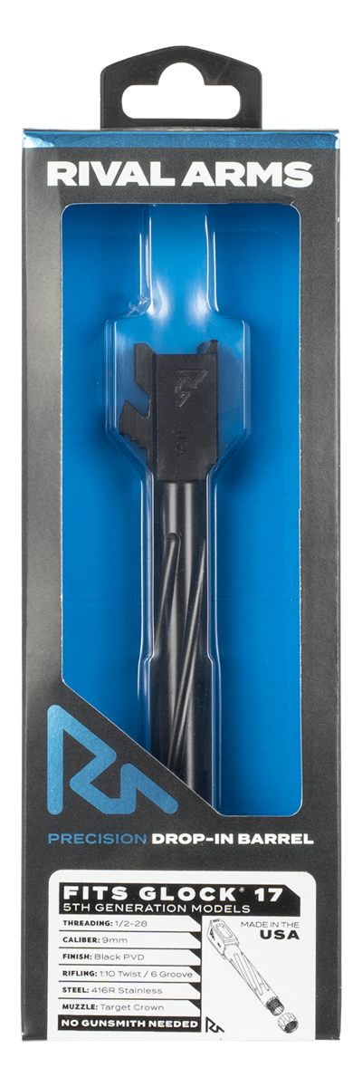Rival Arms RA20G104A Precision V1 Match Grade 9mm Luger Compatible w/Glock