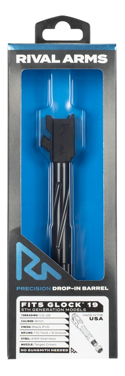 Rival Arms RA20G204A Precision V1 Match Grade 9mm Luger Compatible w/ Glock