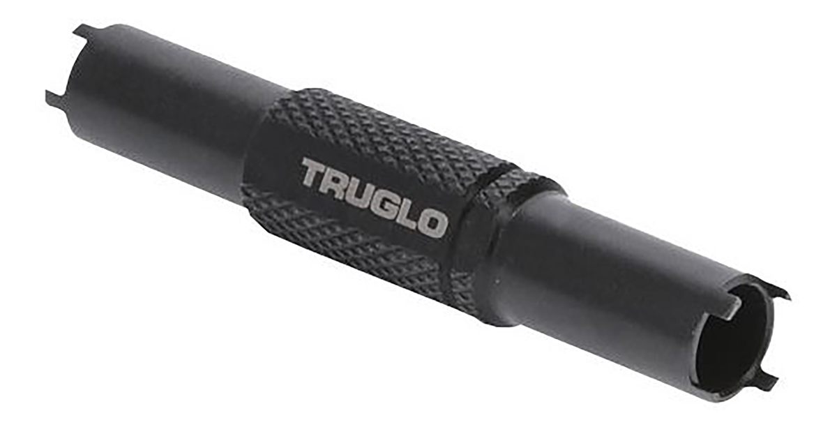 Truglo TGTG971B Front Sight Tool made of Steel with Black Finish 5 Prong De