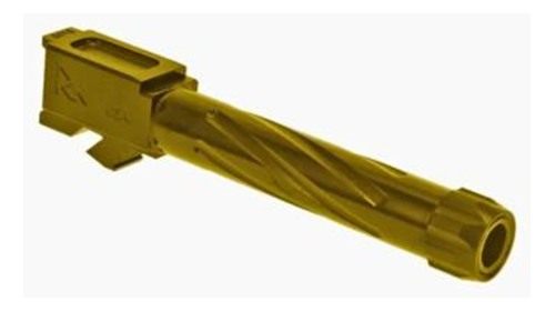 Rival Arms V1 Threaded Gold Barrel for Glock Model 19 Gen3/4