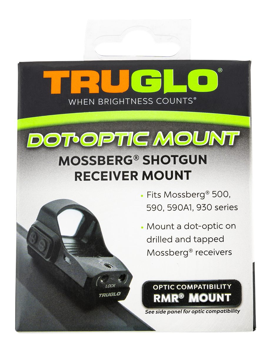 Truglo TGTG8955M2 Shotgun Receiver Mount Black Mossberg Trijicon RMR