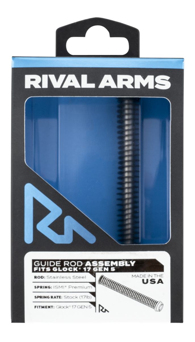 Rival Arms RA50G121S Guide Rod Assembly Silver Stainless Steel for Glock 17