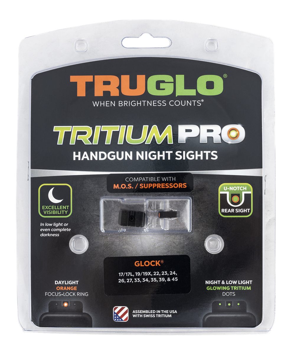 TRUGLO Tritium Pro Glock Mos Low Set - Orange (TG231G1MC) view 2