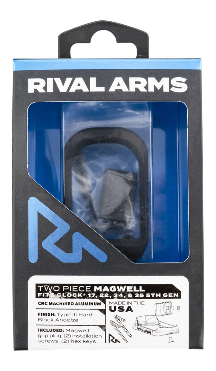 Rival Arms RARA70G121A Two Piece Magwell Compatible w/Gen5 Glock 17/22/34/3
