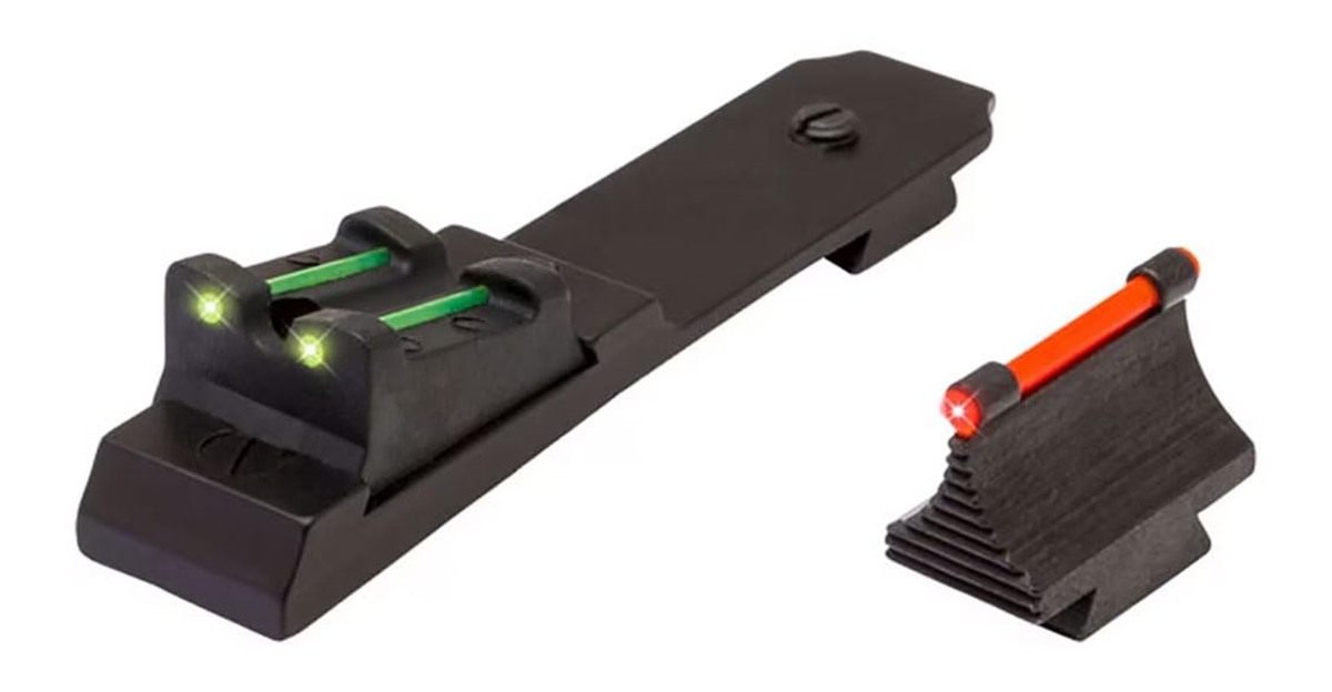 Truglo Ruger 10/22 Rifle Fiber Optic Green Red, Front Rear Sight (TG111W) view 2