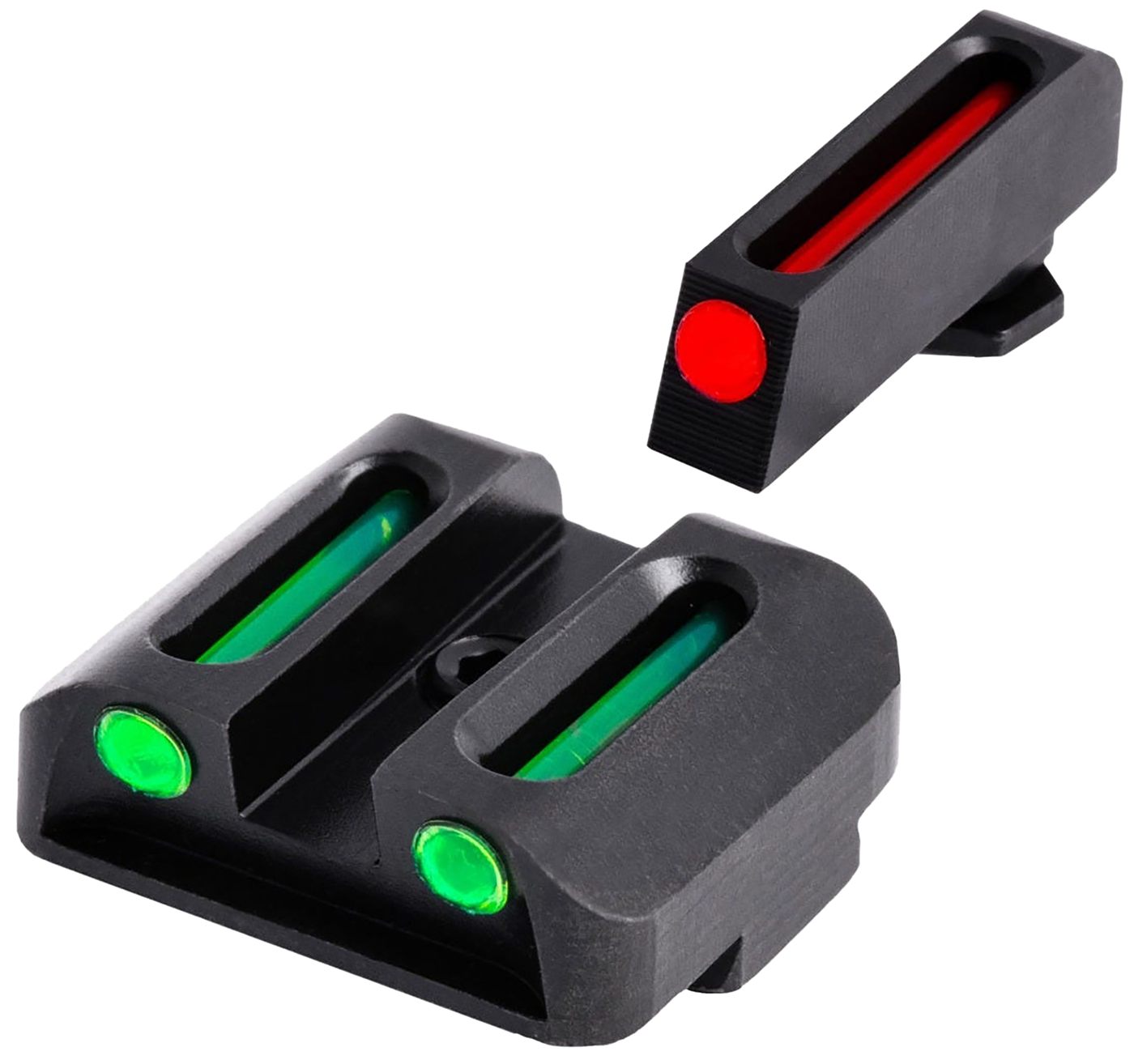 Truglo Brite-Site Tritium Red, Rear Green Glock 20-37 Handgun Sights (TG131