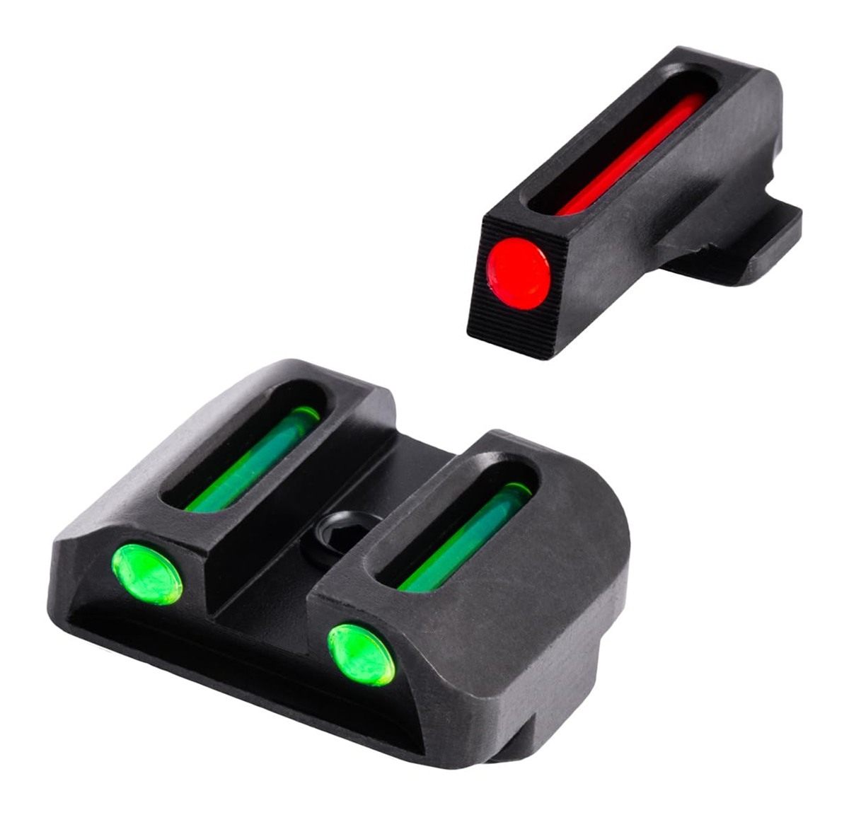Truglo Fiber-Optic Handgun Night Sight | Compact Durable Snag-Resistant Hig