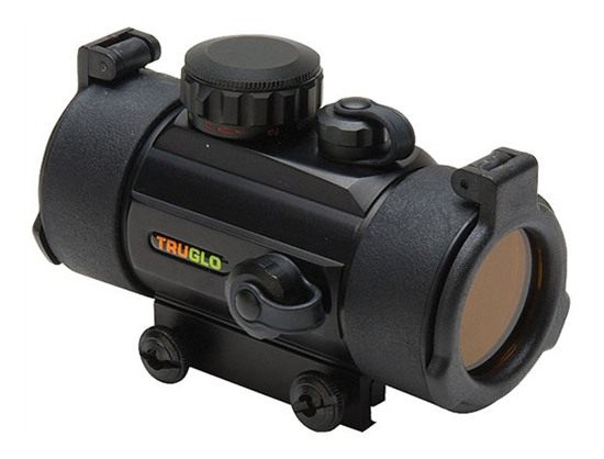 Truglo TGTG8040B Traditional Anodized Matte Black 1x40mm 5 MOA Red Dot Reti view 2