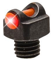 Truglo TGTG954BR StarBrite Deluxe Bead Black | Red Fiber Optic Front Sight