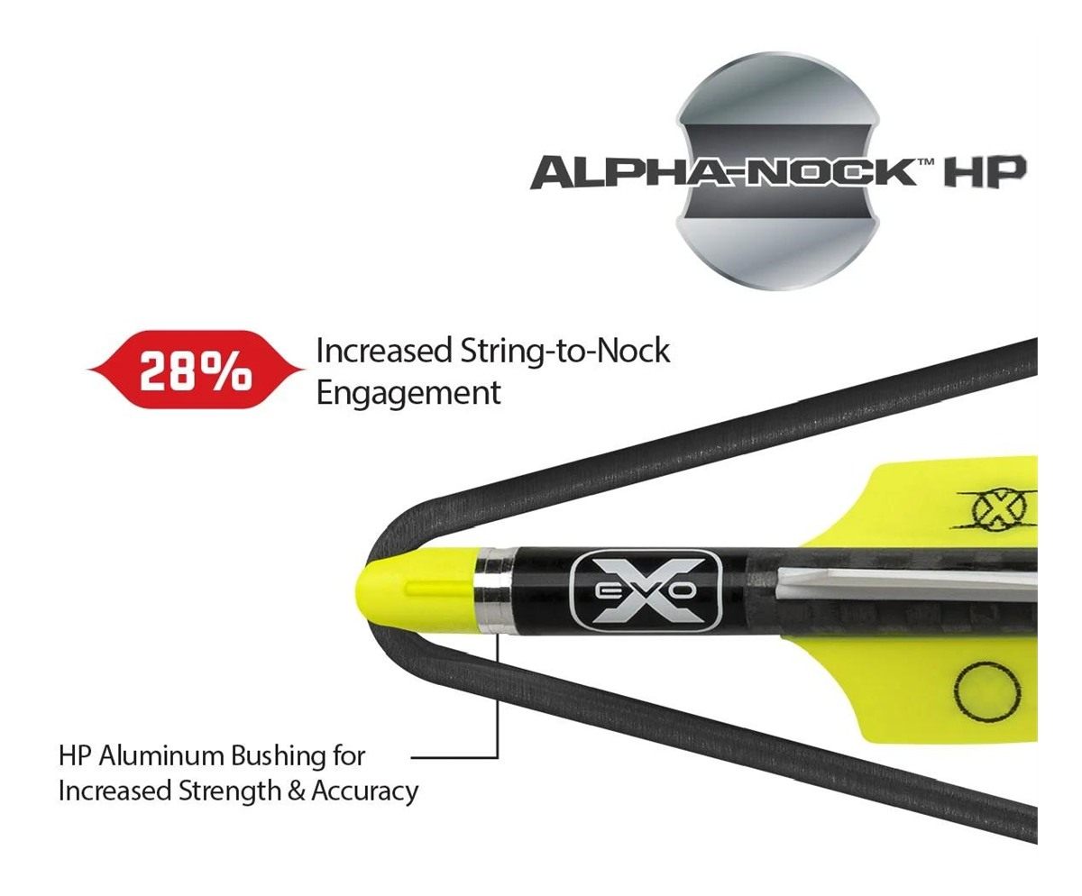 Tenpoint HEA6606 Pro Elite 400 Carbon 20in Alpha Nocks .003 Straightness Ye view 3