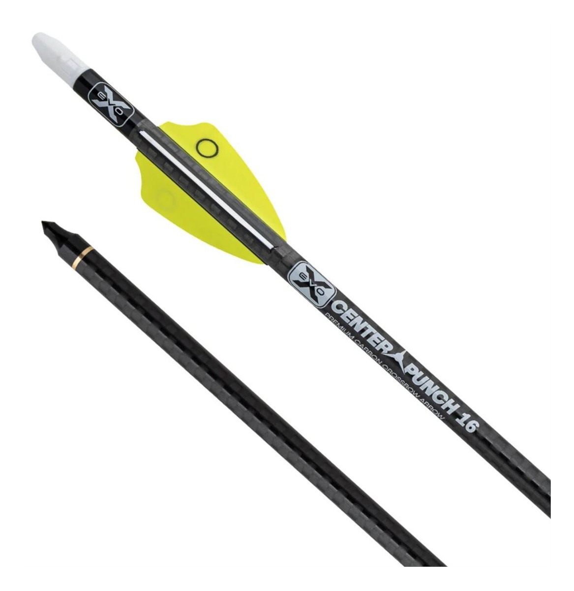 TEN Point EVO-X CenterPunch 16 Carbon Arrows 16in w/ Alpha-Nocks .001in
