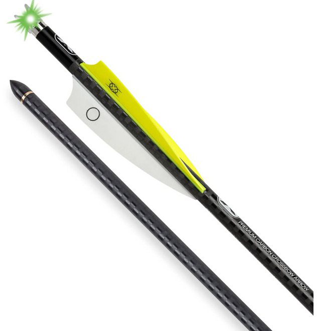 TEN Point EVO-X CenterPunch Lighted Alpha-Blaze Carbon Arrows 20in 3 Pack