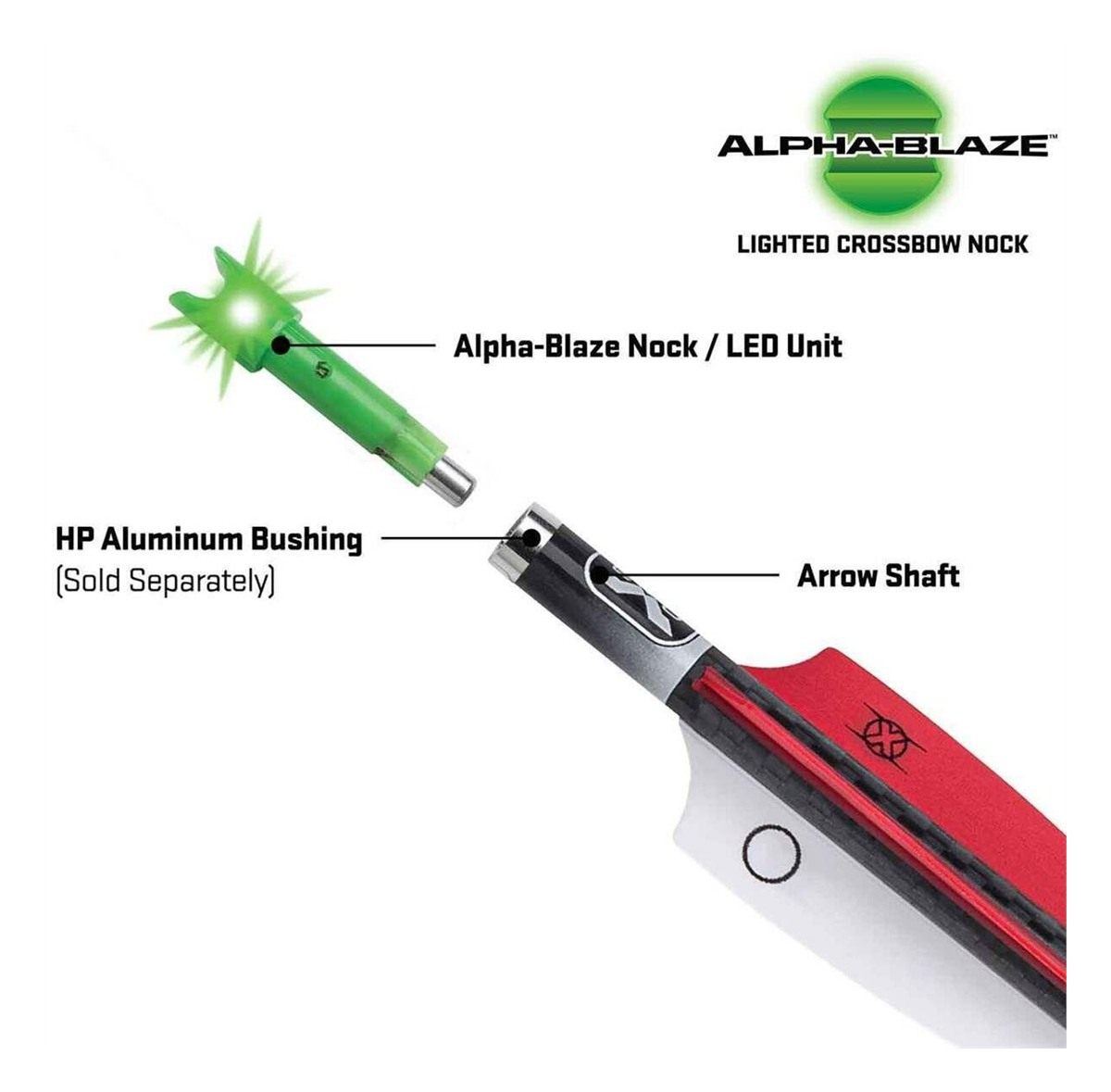 Tenpoint HEA6693 Pro Elite 400 Alpha Blaze Carbon 20in .003 Straightness 3 view 2
