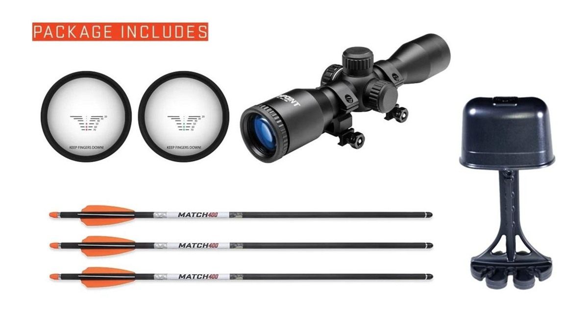 Wicked Ridge RDX 410 Reverse-Draw Crossbow ACUdraw Silent Pro-View 400 Scop view 2