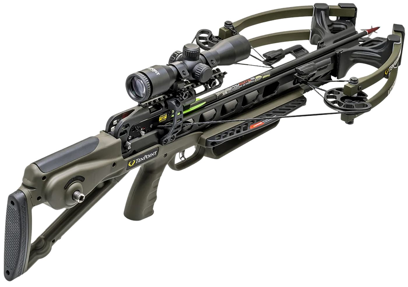 Ten Point Crossbow Venom X ACUslide Pro-View 400 Scope Moss Green