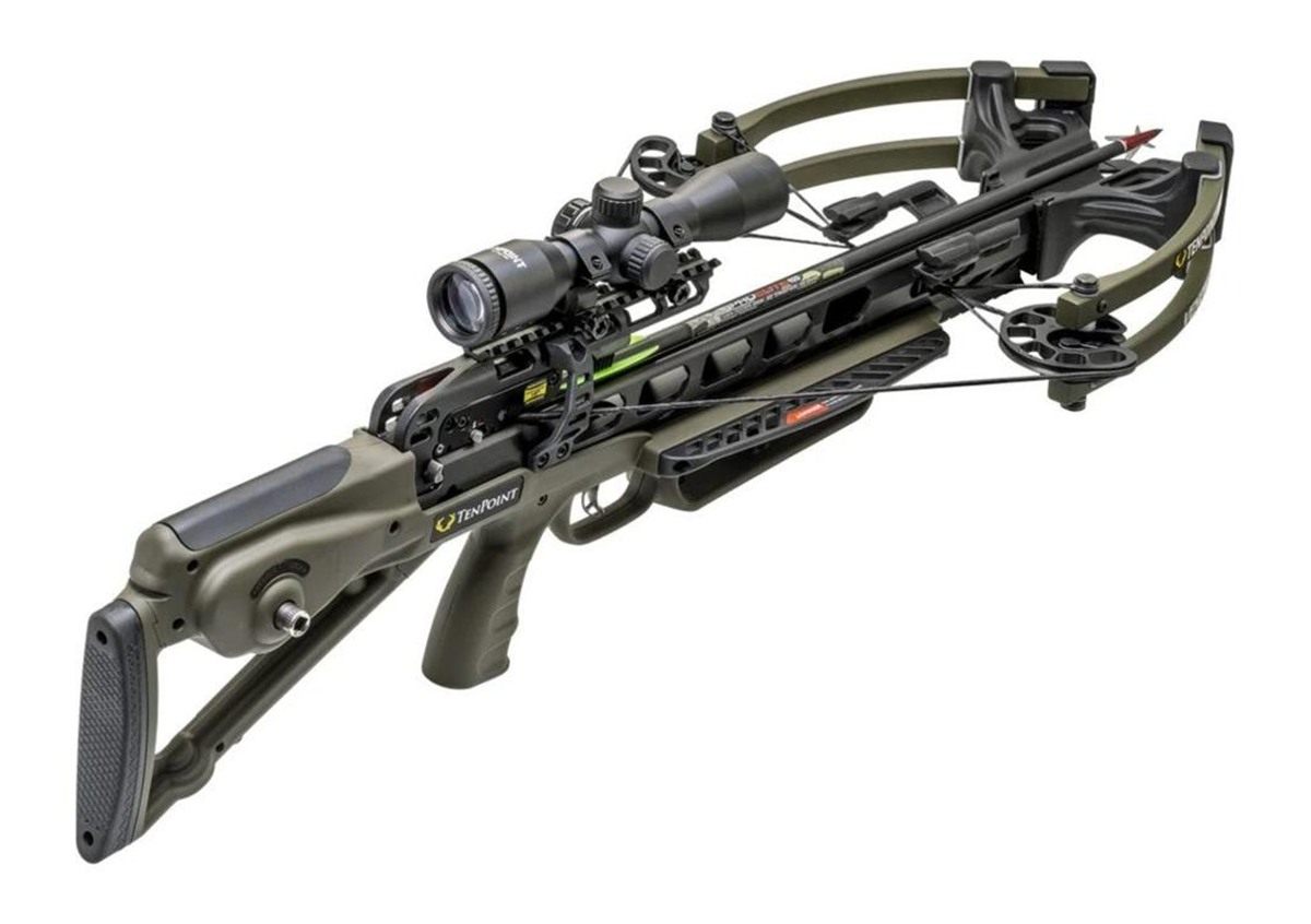 Ten Point Crossbow Venom X ACUslide Pro-View 400 Scope Moss Green view 3