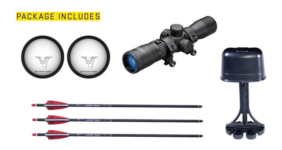 Ten Point TRX 26 Compact Crossbow ACUslide Maxx RangeMaster 100 Scope Vektr view 3