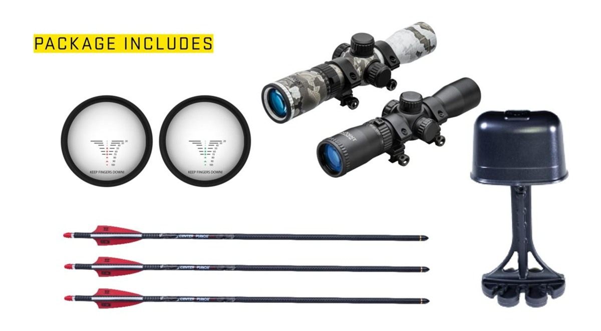 Tenpoint TX 28 Crossbow ACUslide MAXX RangeMaster 100 Vektra Scope view 2